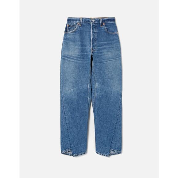 NEW! RE/DONE LEVI'S Engineered Tapered $675 msrp Size 26 Indigo Jeans G22-13 - Picture 1 of 11